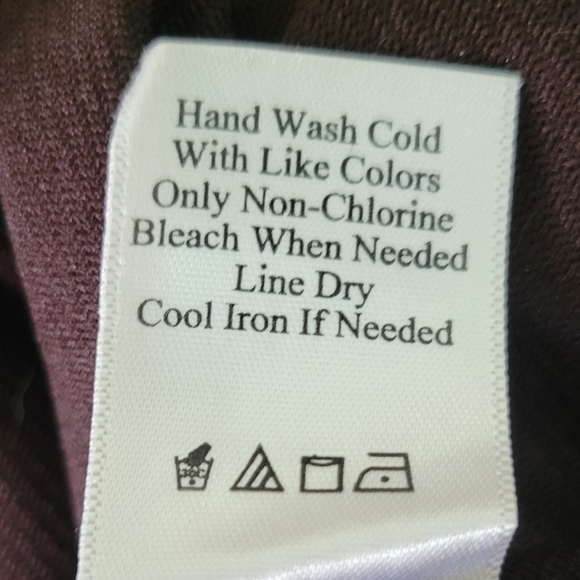 Final Price Drop - EUC Coldwater Creek Brown Lace Sleeveless Top Size L - Picture 5 of 6